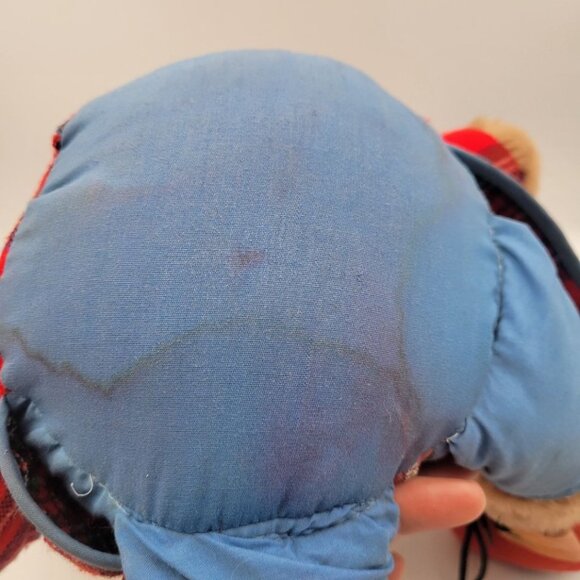 DAKIN Learn To Dress 18" Plush Bear Vintage 1977 Plaid Tartan Coat Pinwheel Hat - Picture 13 of 16